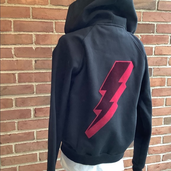 Rare European Designer “lightning” Hoodie - Picture 2 of 9